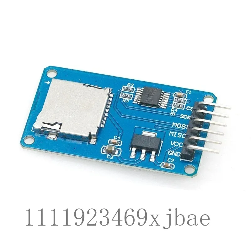 Mini SPI Micro SD TF Card Reader Module, General MCU Storage Card Read Circuit Board For Electronic DIY Project