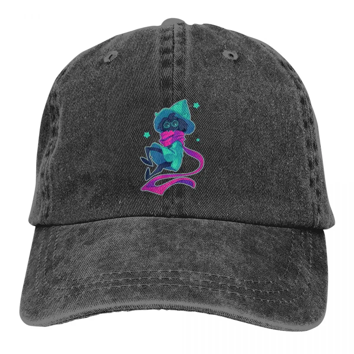 Deltarune Multicolor Hat Peaked Women's Cap Star Ralsei Personalized Visor Protection Hats