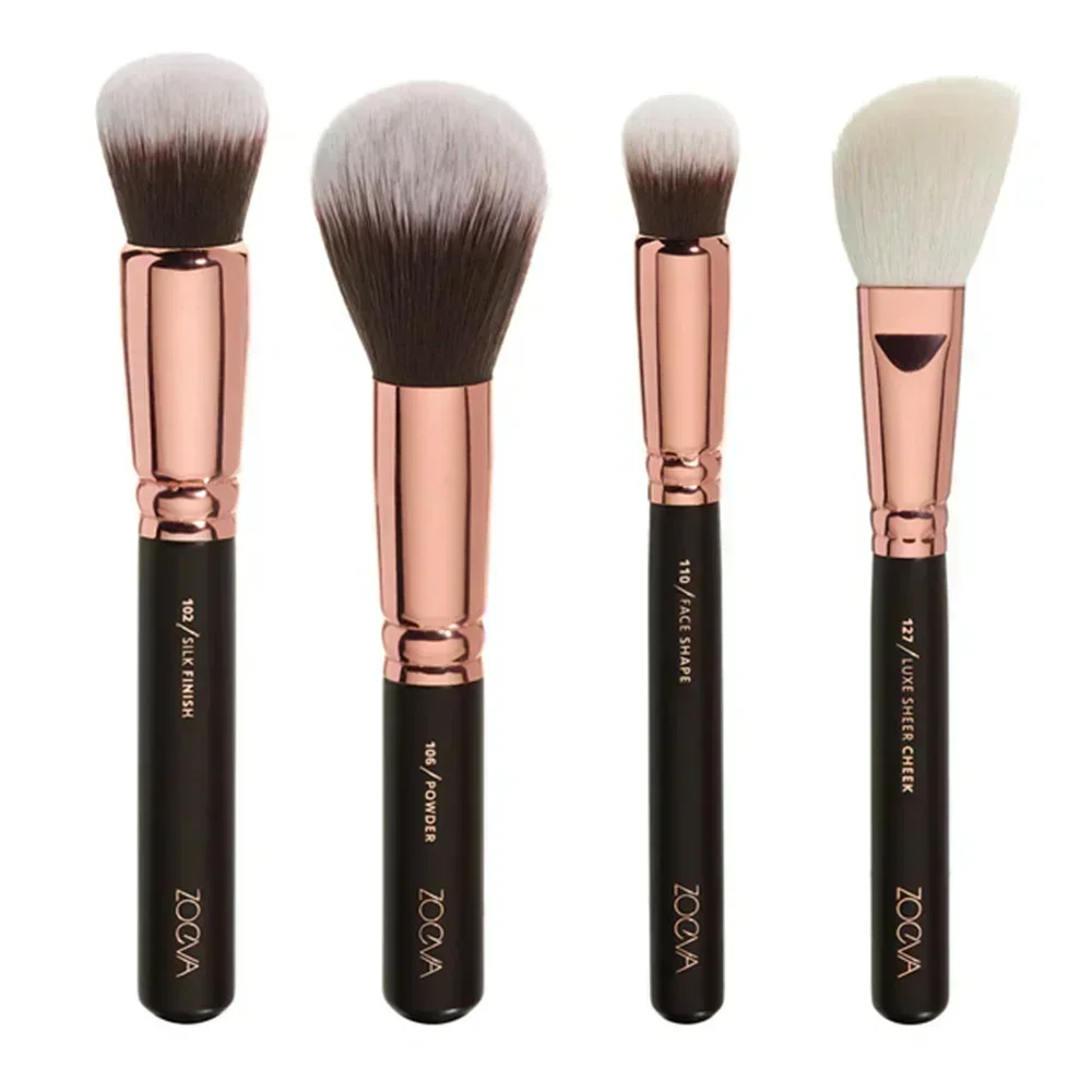 zoeva Makeup Brushs zoeva ROSE GOLDEN COMPLETE SET Brushs Makeup Maquillage Makeup Brushs Powder Loose Box Belt foundation brush