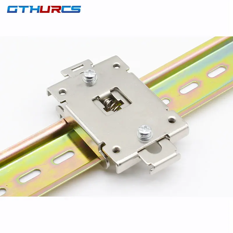 SSR 35MM DIN rail fixed solid state relay clip clamp Mounting Fixed Buckle Snap Single phase 1 pcs