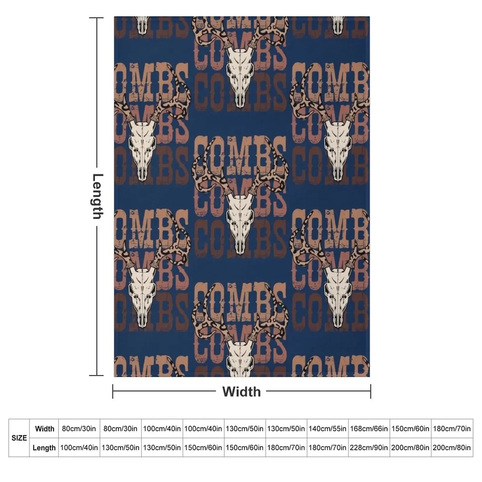 Combs Bullhead Throw Blanket Plaid on the sofa Loose Hair Sofa Blankets