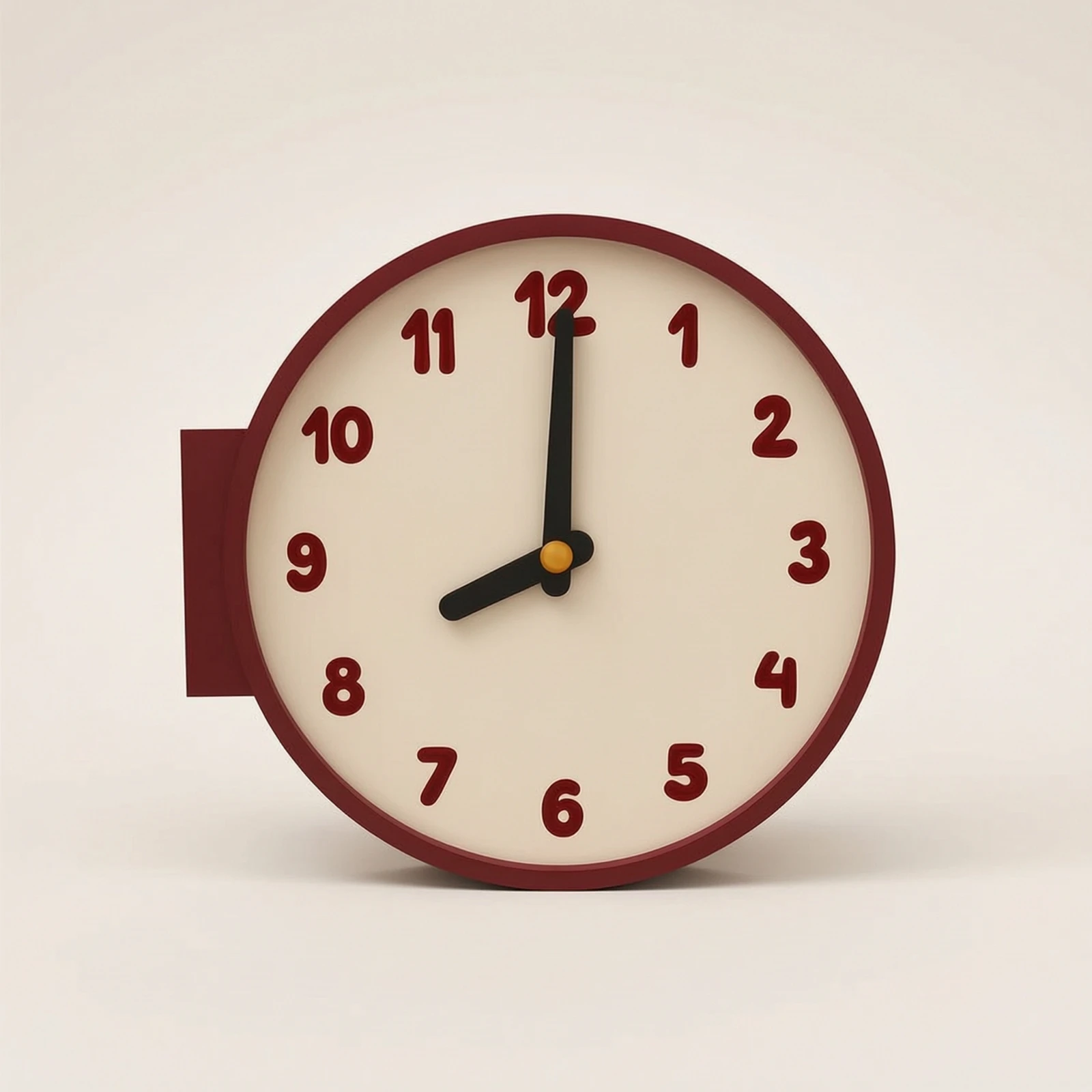 Corner Wall Clock Minimalist Corner Clock Silent Non-Ticking for Living Room, Hallway