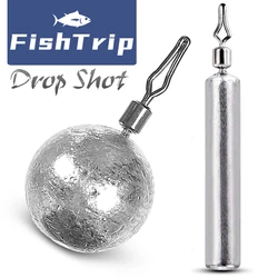 FishTrip Drop Shot Weight Fishing Sinkers Drop Shot Rig Bass Hook Tackle Accessories