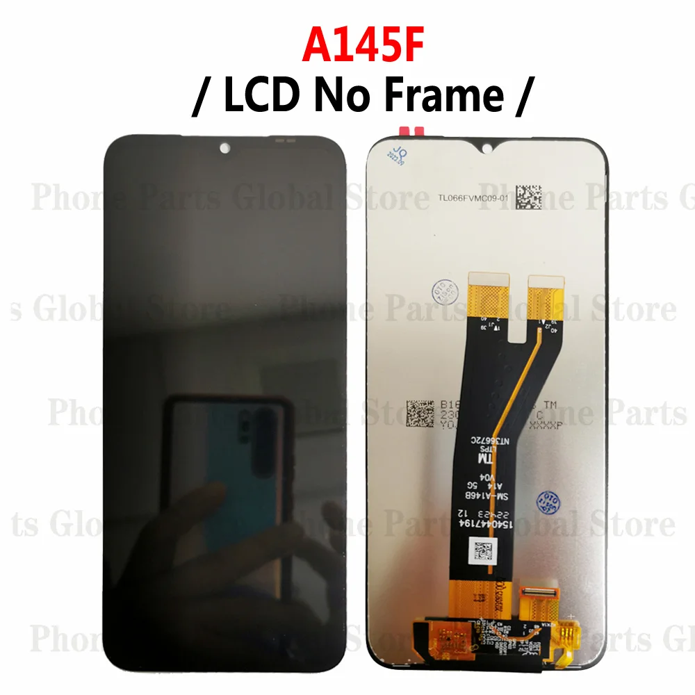 LCD With Frame For Samsung Galaxy A14 4G A145 5G A146 Display A145F/DSN A145P A145R A146B A146P A146U Screen Touch Digitizer