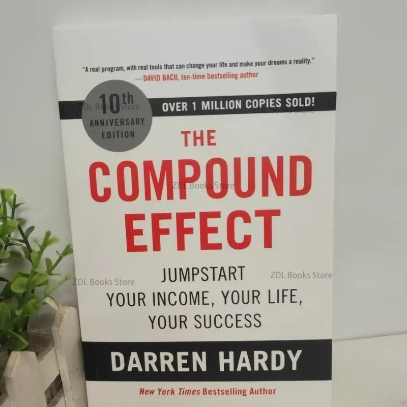 Darren Hardy 복합 효과 영감 소설 영어 책, 한 번에 간단한 한 단계, 당신의 성공을 곱하십시오