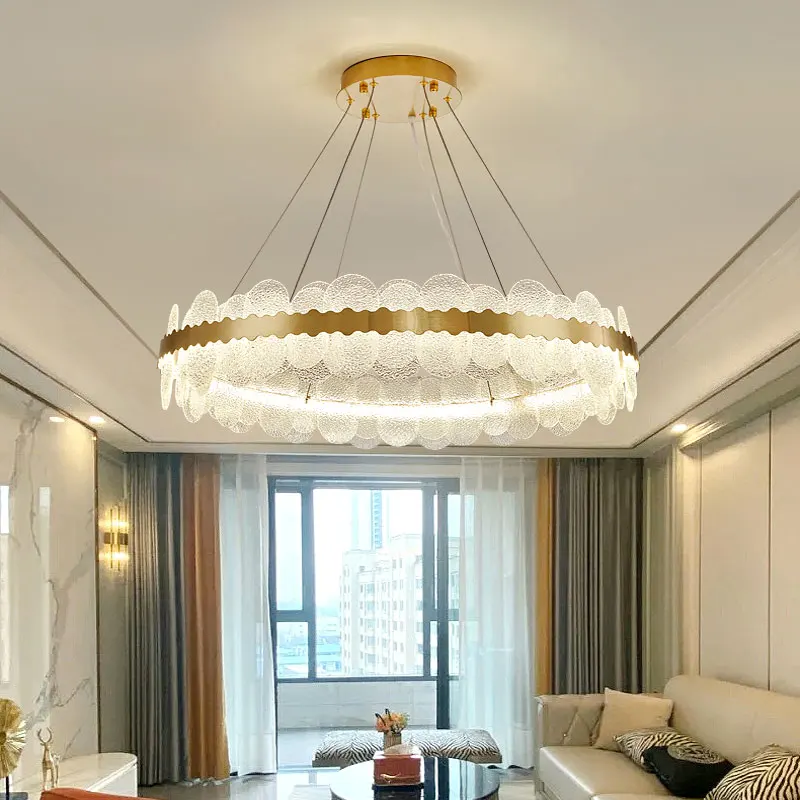 Glass Modern Home Decor Led Lights Pendant Light Lamps For Living Room Chandeliers For Dining Room