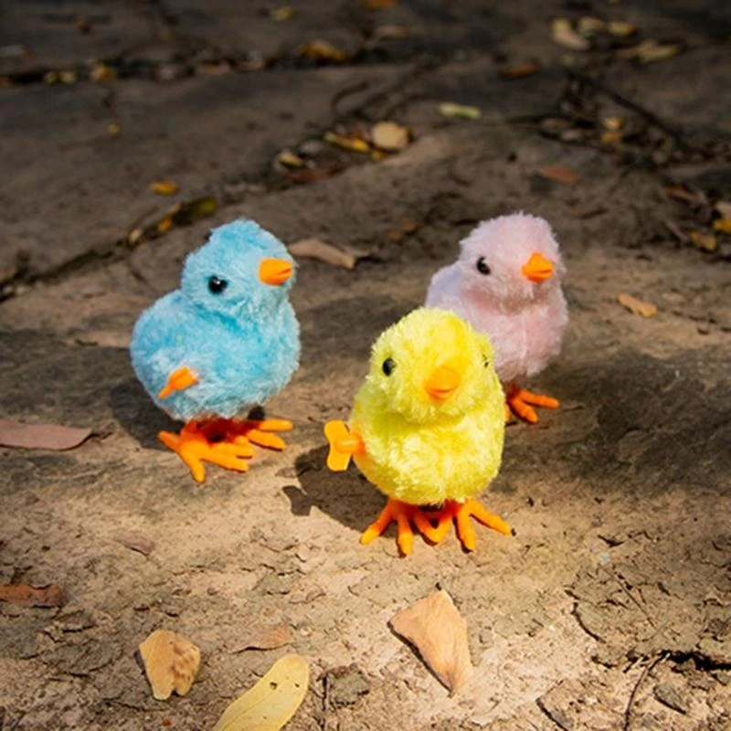 Q0KB Mini Easter Chicken Plush Paasei -vulstoffen Geweldig voor feestjes en mand