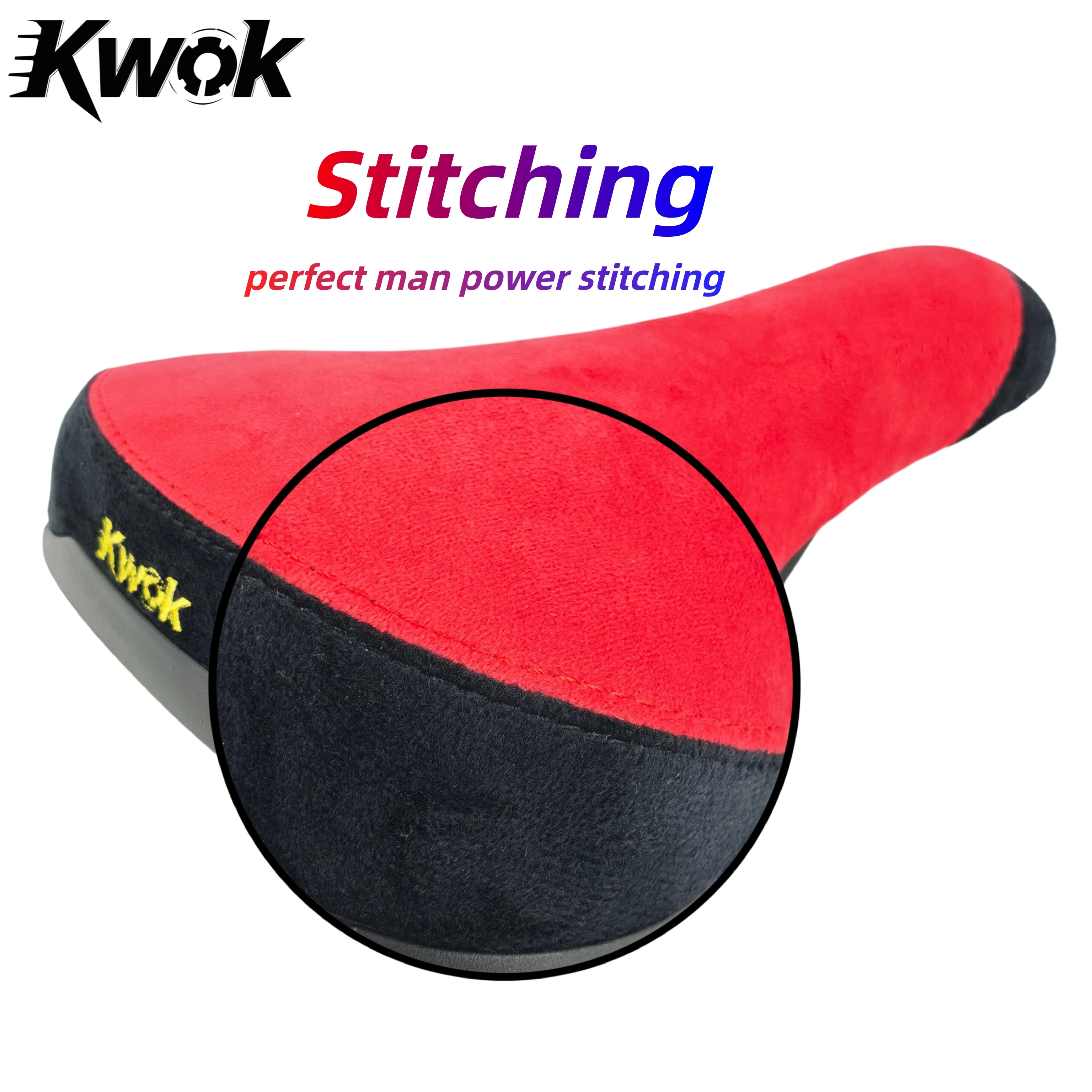 BMX Saddles BMX Bike Saddle Dirt Jump Bike Seat Freestyle Racing Cruiser Fiber Cloth Ultralight Soft Comfortable Bicycle Saddle