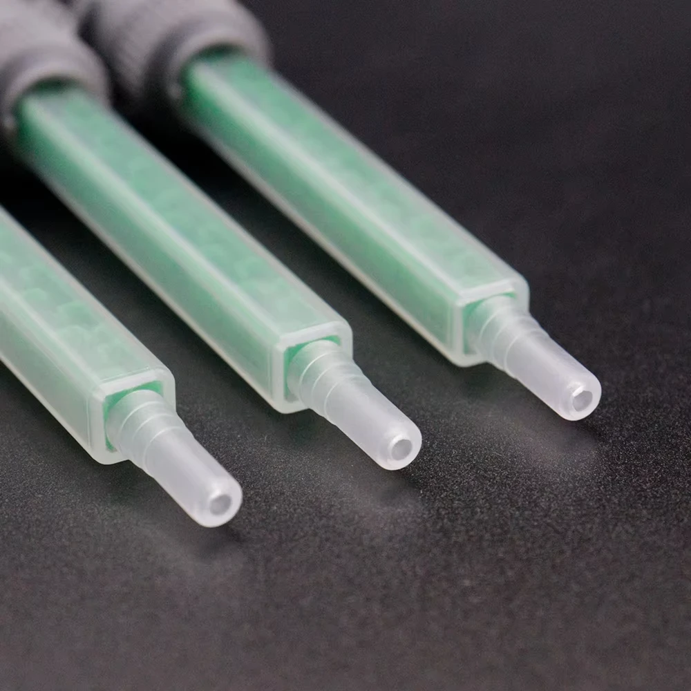 MB05-16L(1:1) AB Green Square Grey Base Mischdüse für 50 ml 2. Adhesive Dual-Spritzenkartusche, 20/50/100 Stück – Detail 3
