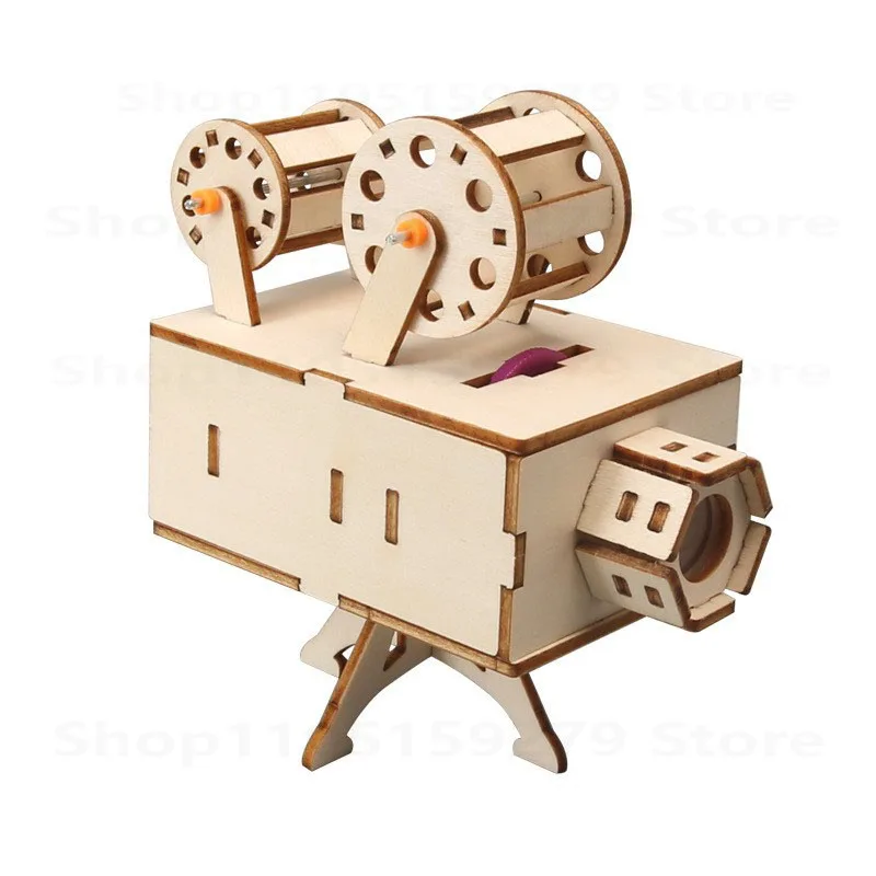 /2026new product projector，Hand-cranked Generator Student Science and Technology Children's Handmade Diy Material Random Color