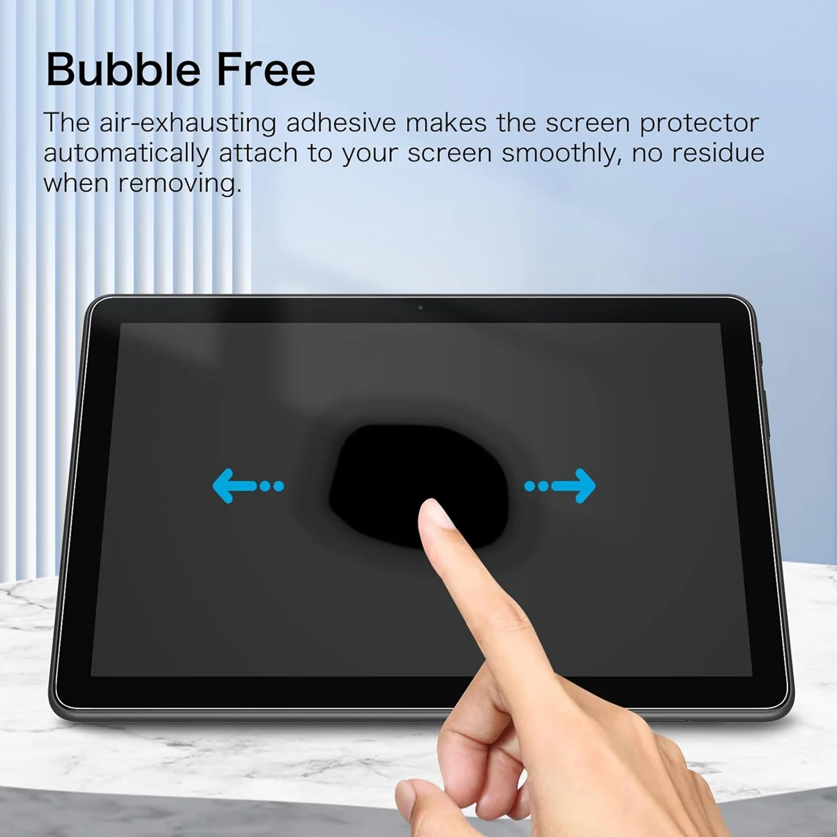 

2pcs -Tempered Glass Screen Protector For Amazon Kindle Fire HD 10/ HD 10 Plus, Smooth Touch, Bubble-Free Adhesive