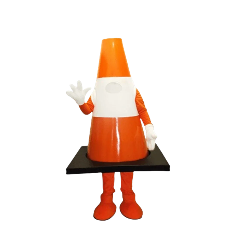 Advertising Anime Cosplay Costumes traffic cone mascot costume Adult Cartoon Character Carnival Mascotte Fancy Dress Kits SW1891