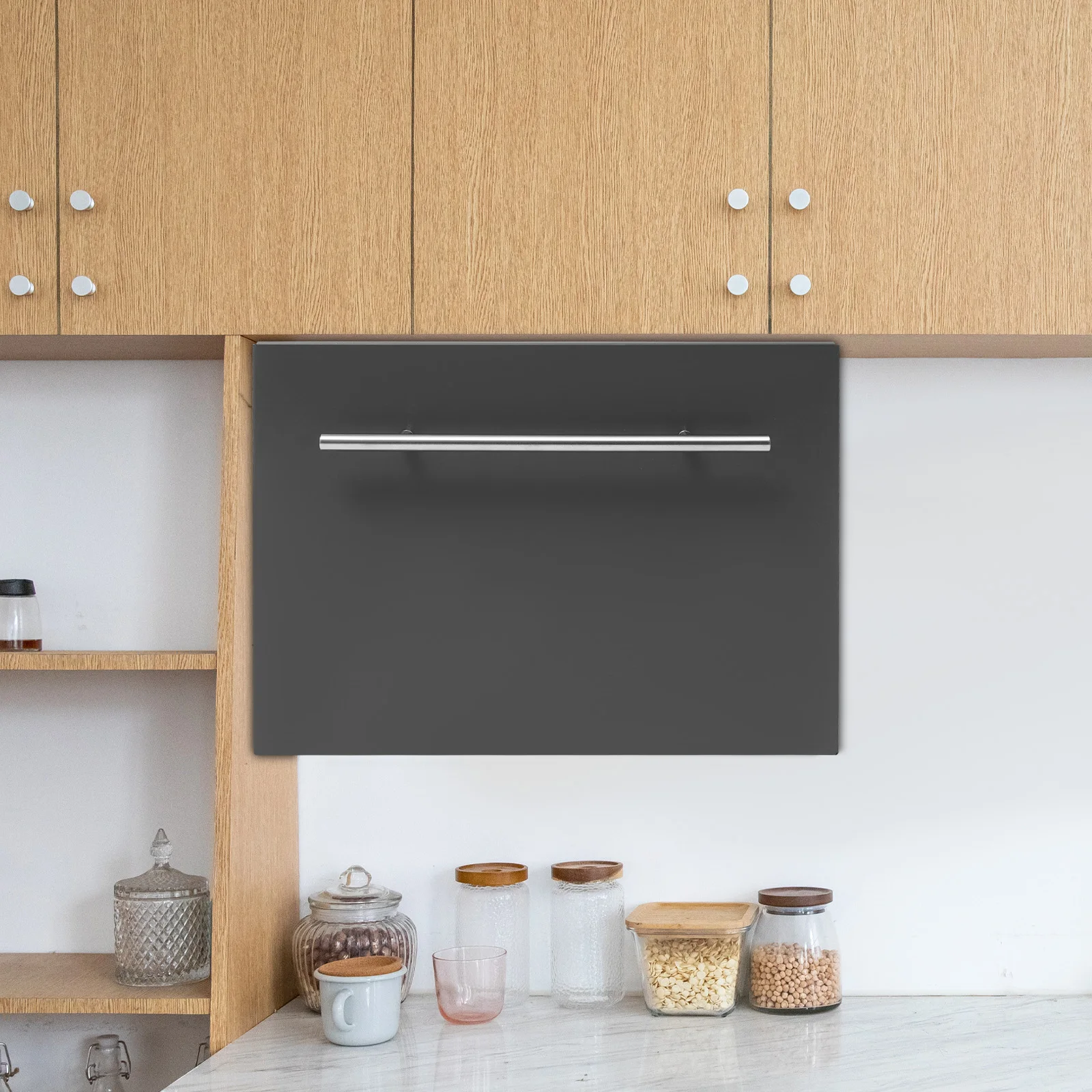 

Настенный органайзер для специй под шкаф, кухонная полка для хранения с откидной крышкой, для специй, кухонных принадлежностей, организации рабочей поверхности