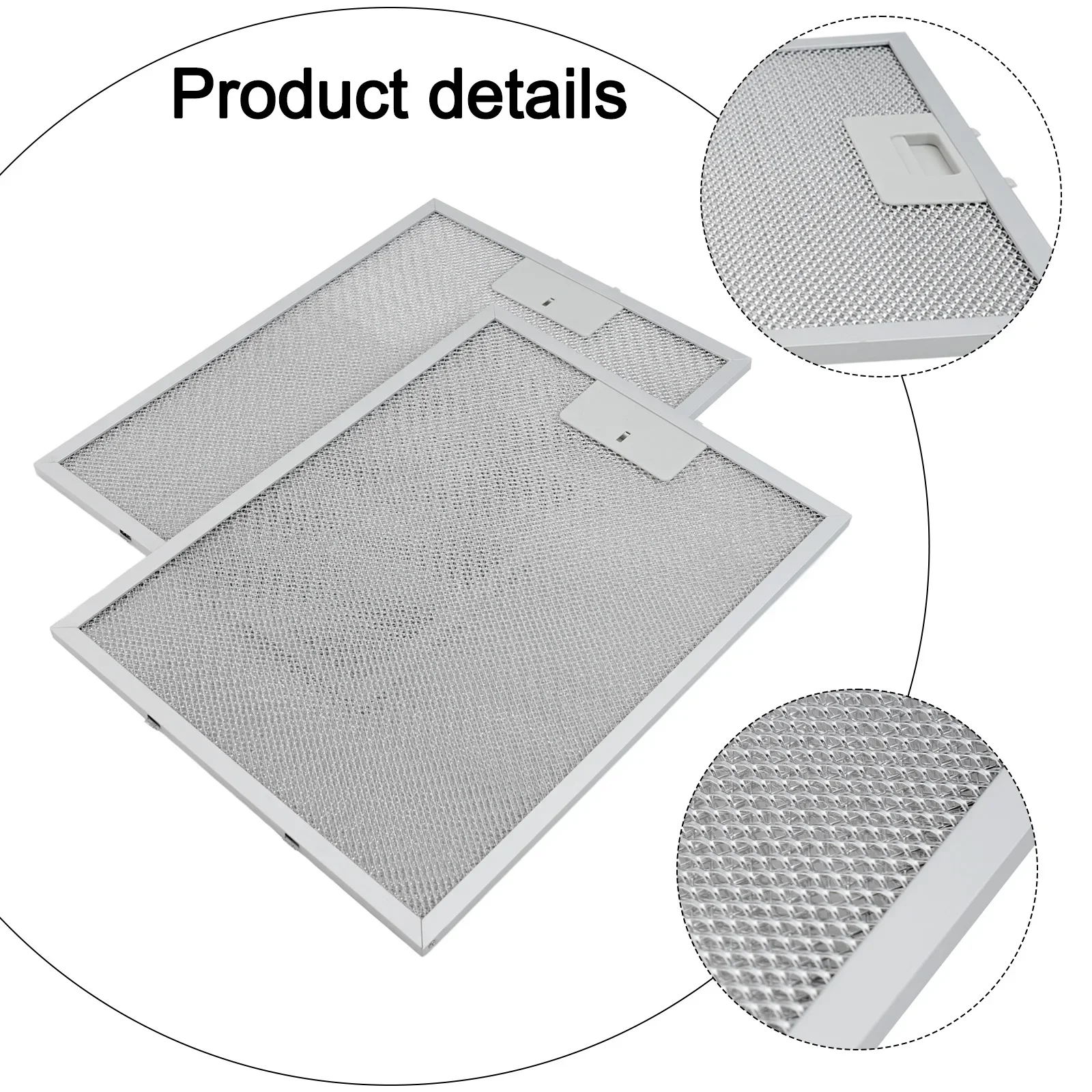 Maintain Range Hood Metal Mesh Extractor Range Hood Grease Filters 5 Layers Aluminum Grease Compatible With Most Brands