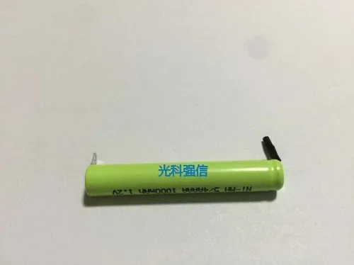Novo autêntico 1.2v 5/4aaaaa 1000mah equipamento de placa de circuito de bateria recarregável de níquel hidrogênio com pés de soldagem