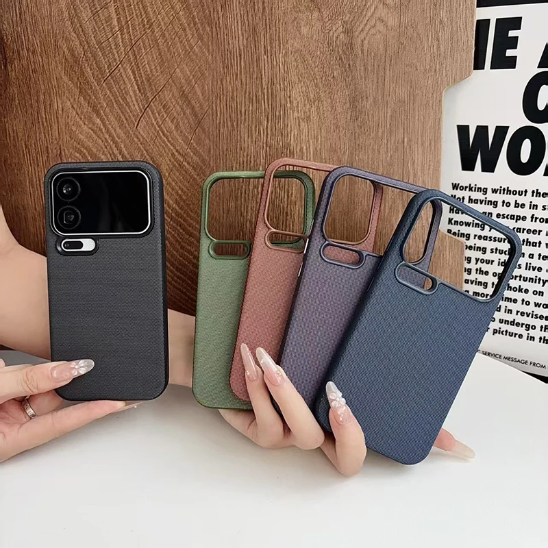 High Quality New Official Technology Woven Magnetic Phone Case For Xiaomi 17 Pro Max 15 Pro Shockproof Phone Protective Case