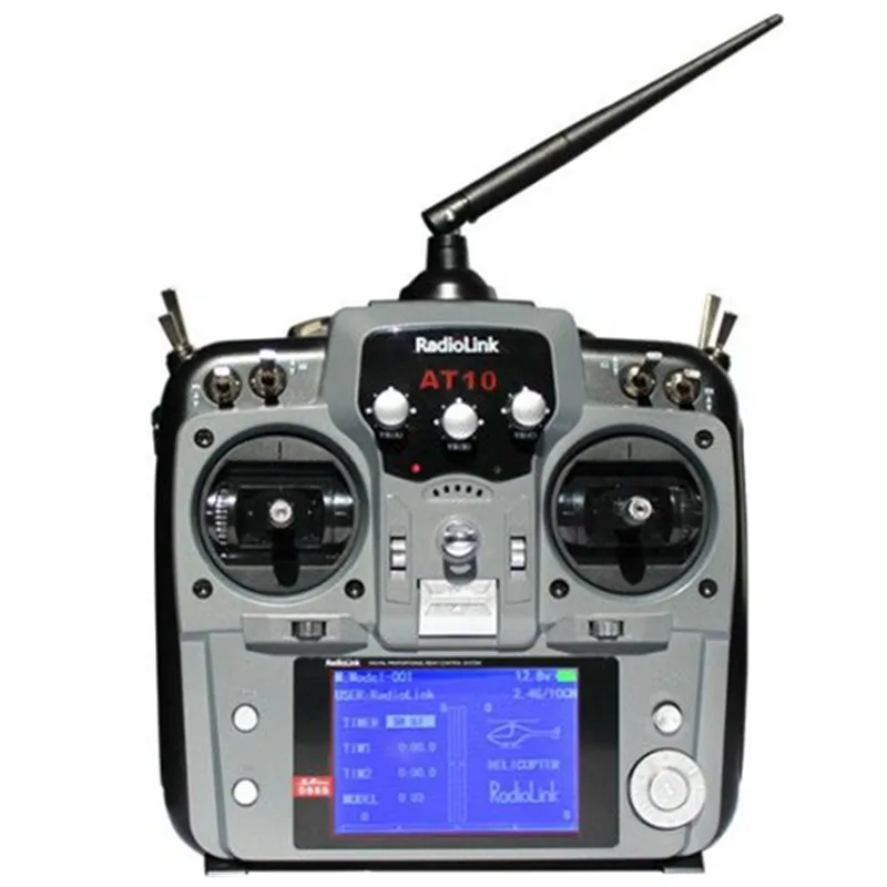 RadioLink 2.4GHz 10-Channel Radio Set AT10 - Grey Radiolink Radio Control