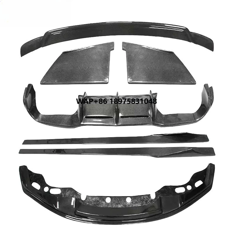 

Карбоновый обвес в стиле MTC: передний сплиттер, диффузор, спойлер, боковые пороги для