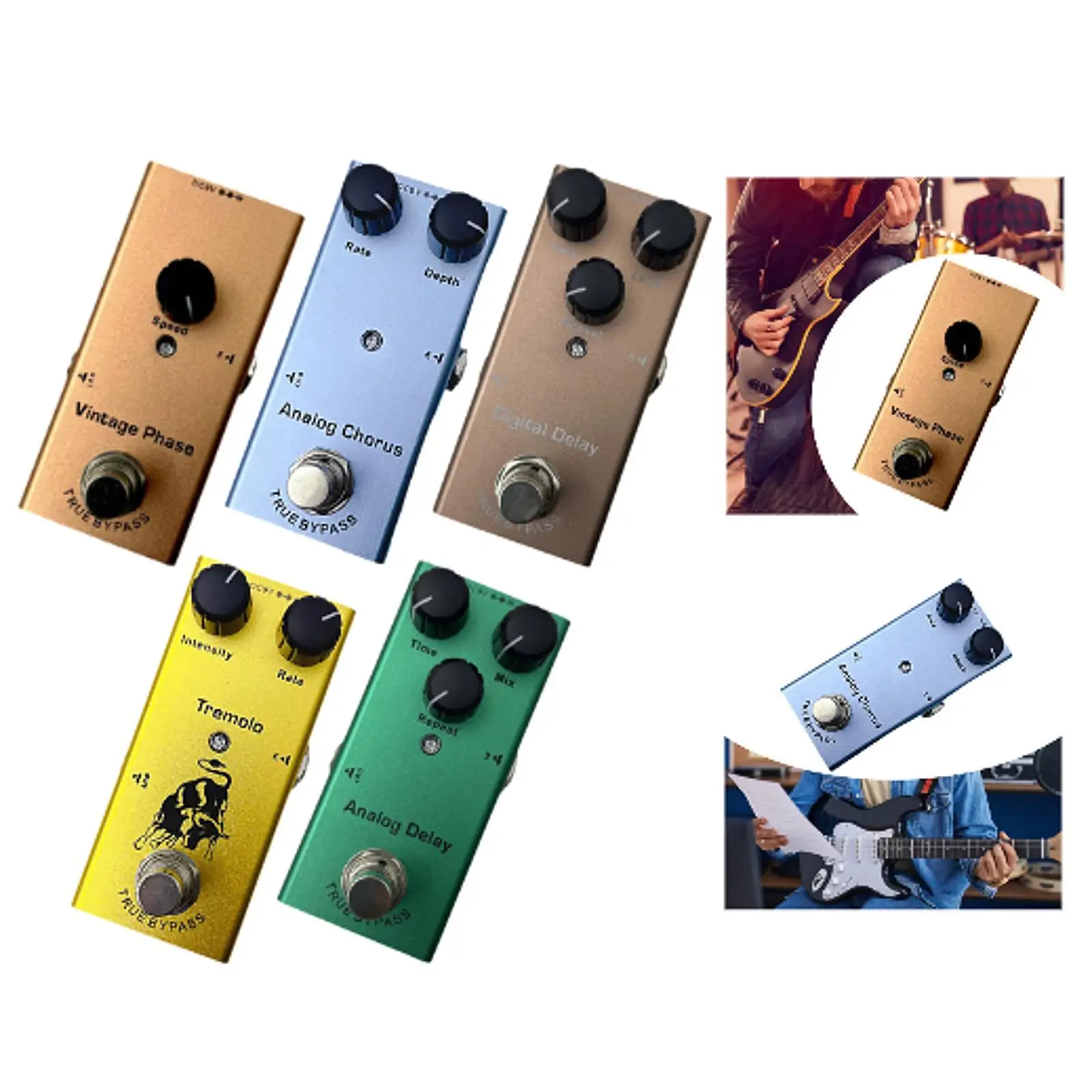 

Electric Guitar Pedal, Mini Single Effect Pedal Fittings, Stereo Professional