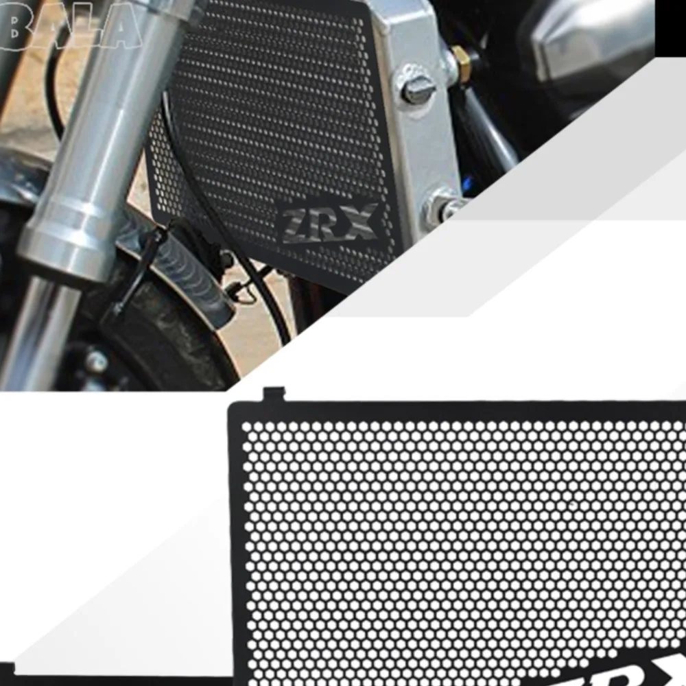

For Kawasaki ZRX1100 ZRX1200R ZRX1200S Motorcycle Accessories Radiator Protection Grille Guard Protector Cover ZRX1200S 01-2004