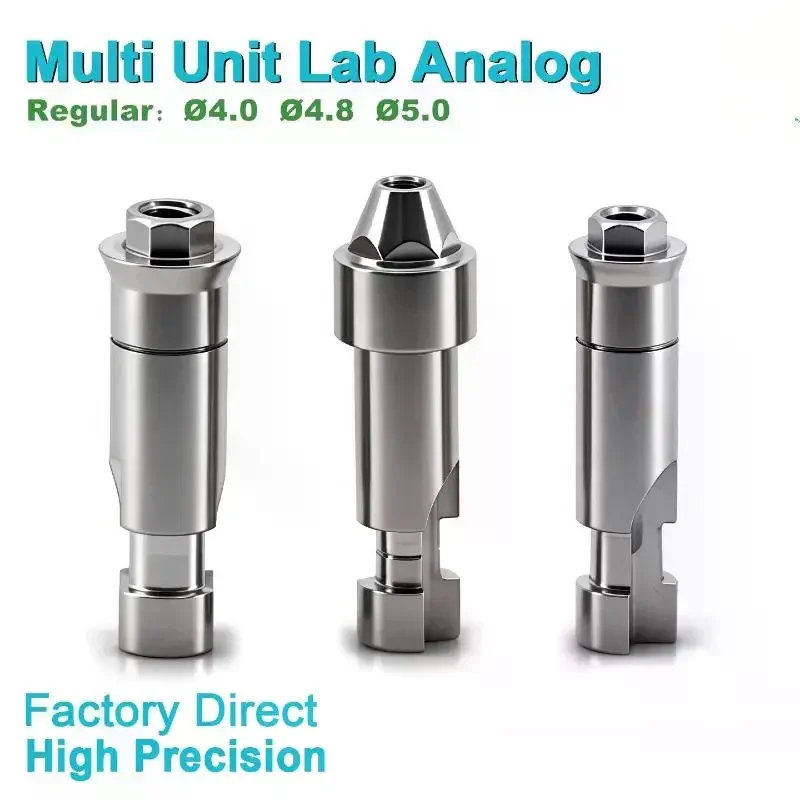 Dental Implant Composite Multi Unit Analog Perfectly Compatible With Osstem System For Lab Clinic Use Multiple Sizes Available