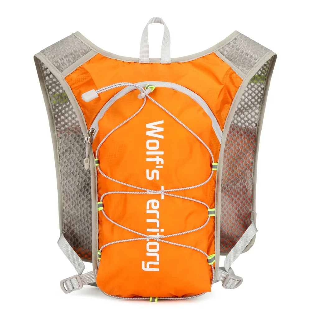 

5L Marathon Hydrating Backpack Breathable Ultralight Running Bag Reflective Oxford Cloth Trail Running Backpack Marathon