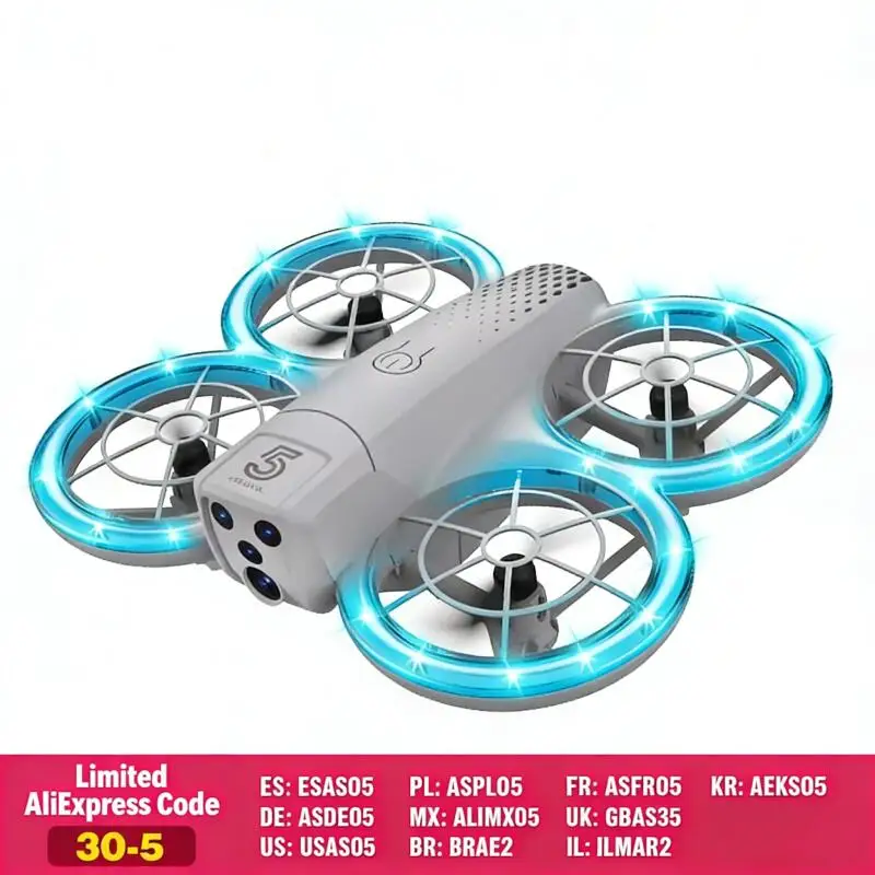 

RC 4K Dual Camera Drone High-definition Aerial Photography LED Optical Flow Remote Control Quadcopter Kids Toys Boy Outdoor Game
