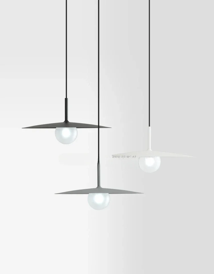 

MOFAS Modern Nordic Light Luxury Creative Personality Simple Art Restaurant Dining Table Bar Bedside Flying Saucer Small Chandel