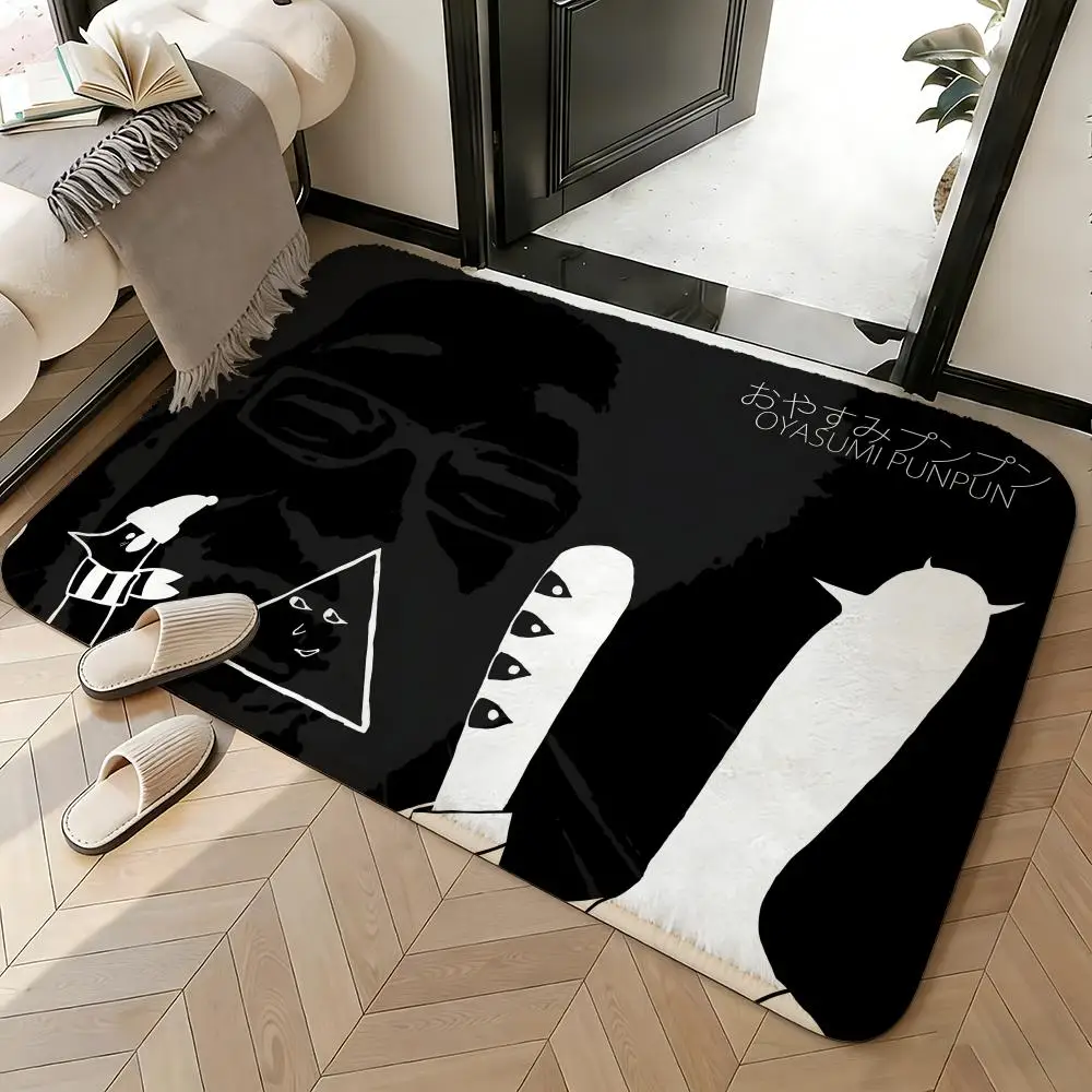 Soft Absorbent Non-Slip Rug Manga Oyasumi Punpun Floor Mat Home Decor Doormat Bedroom Floor Mat Shower Carpet