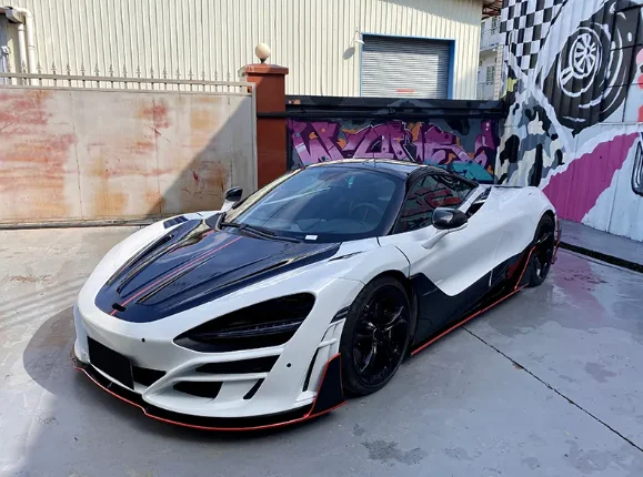 720S Upgraded M-Body Kit Car Bumper Fender Pipe Side Skirt Dry Carbon Fiber Material Fully Automatic Kit Body