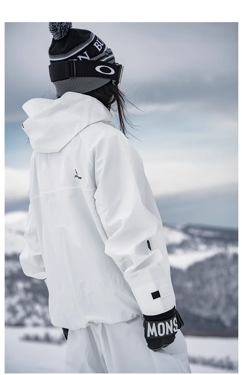 JOHN Volldruckklebender 3L-Skianzug für Damen und Herren, 2024, Snowboard-Kleidung, Einzelbrett, Doppelbrett, Angriffsjacke, Schneehose – Detail 18