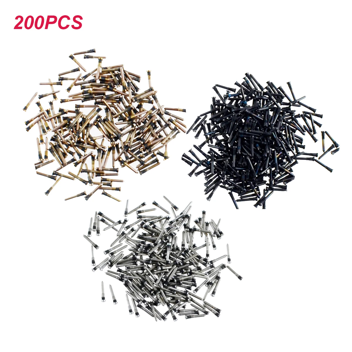 200Pcs Bottom Pentalobe Screws for iPhone 13 mini 12 11 14 15 Pro Max 5 6 6s 7 8 Plus Dock Connector Screw Repair Replacement
