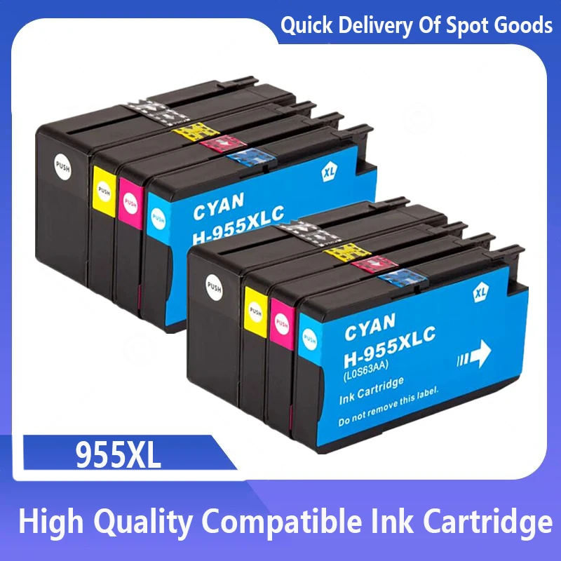 

Compatible Ink Cartridge 955XL For HP 955 HP955XL 955 XL OfficeJet Pro 7720 7740 8710 8715 8720 8730 8740 8210 8216 8725 printer