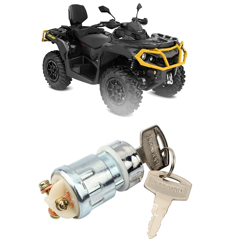 Universal Motorcycle Ignition Switch Key Lock Set For Honda ATV GO KART Karting Quad Dirt Bike 3Wires