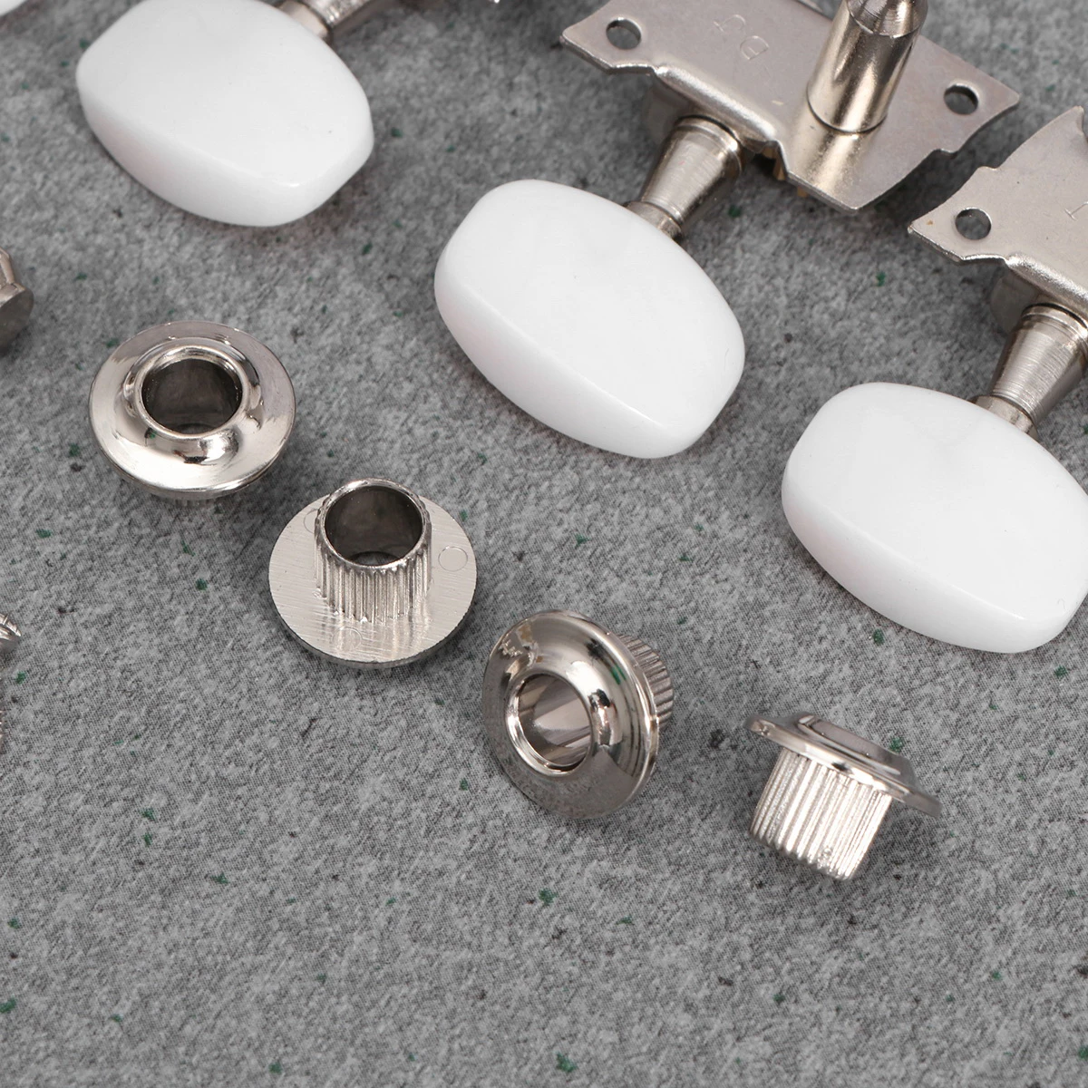 

5pcs Banjo Machine Tuning Pegs Set Zinc Alloy Replacement Bushings for String Instrument Parts Accessories