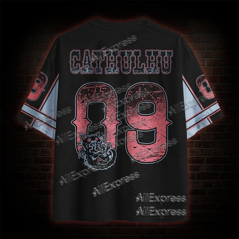 (ZZ) New Dark Series, Street Trendy Quick Drying Mesh Jersey, Sports Breathable Adult V-neck T-shirt, Handsome and Comfortable