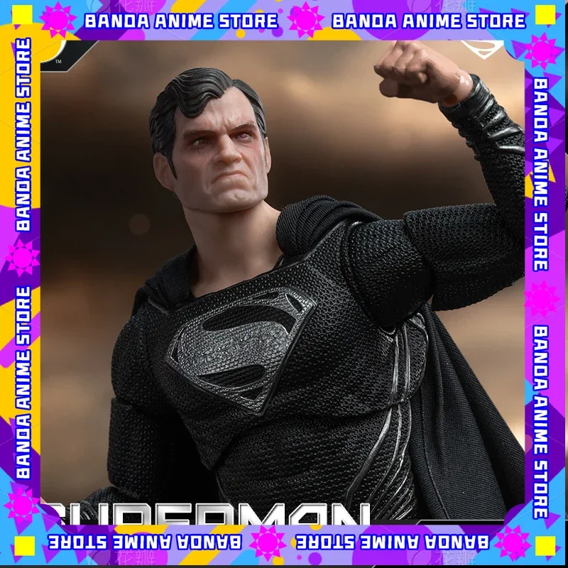 جديد Fondjoy 1/9 أسود سوبرمان 2.0 عمل الشكل تيار مستمر زاك سنيدر العدالة الدوري أنيمي تمثال تمثال نموذج مخصص ألعاب أطفال الهدايا #5