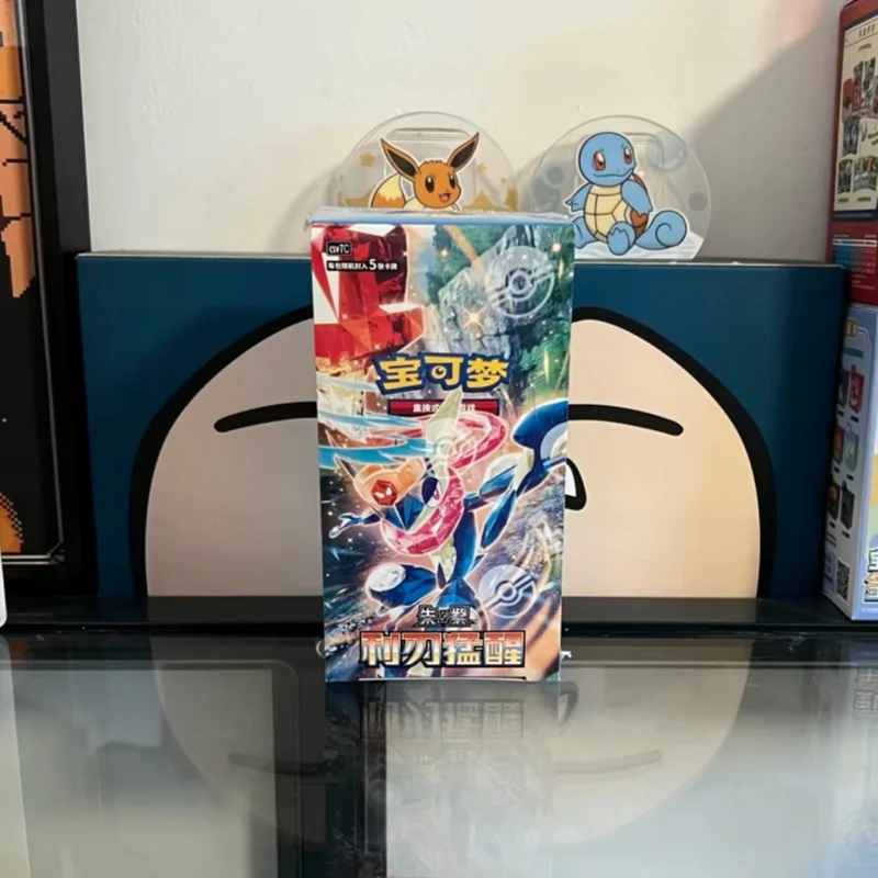 Op voorraad Originele PTCG Pokémon Chinese vereenvoudigde CIMC-swapkaart Purple Zhu-serie Battle&Collection-kaart Verjaardagscadeau