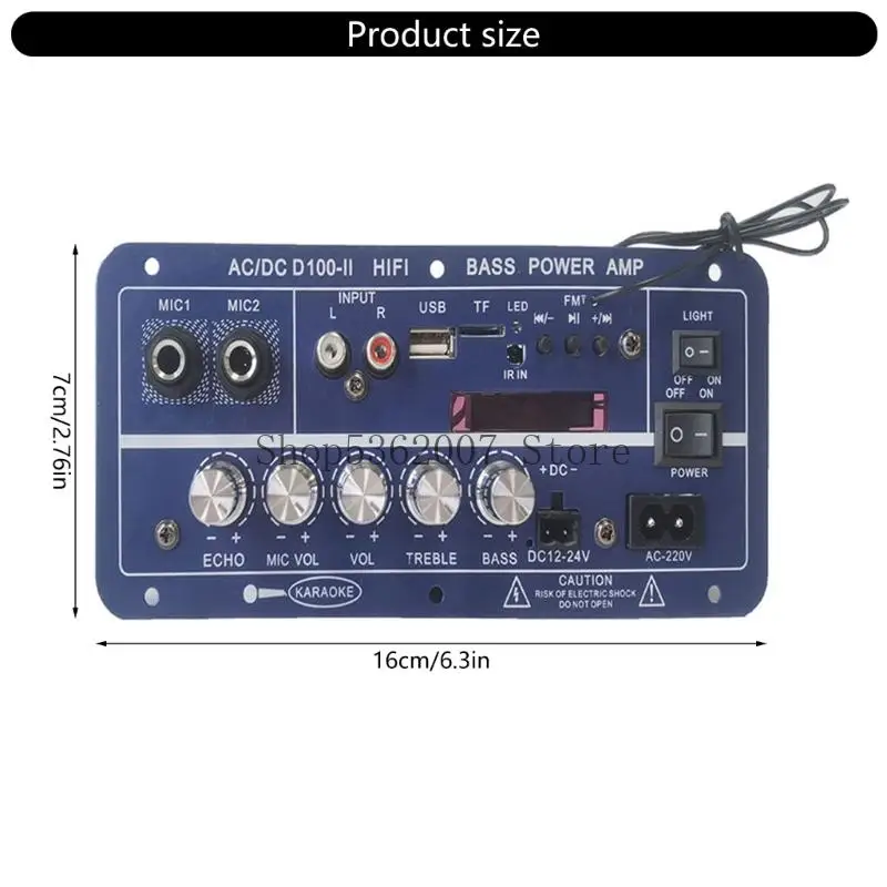 Профессиональный 12V-24V-совместимый с усилительными досками Домашний автомобиль сабвуфер 40JB