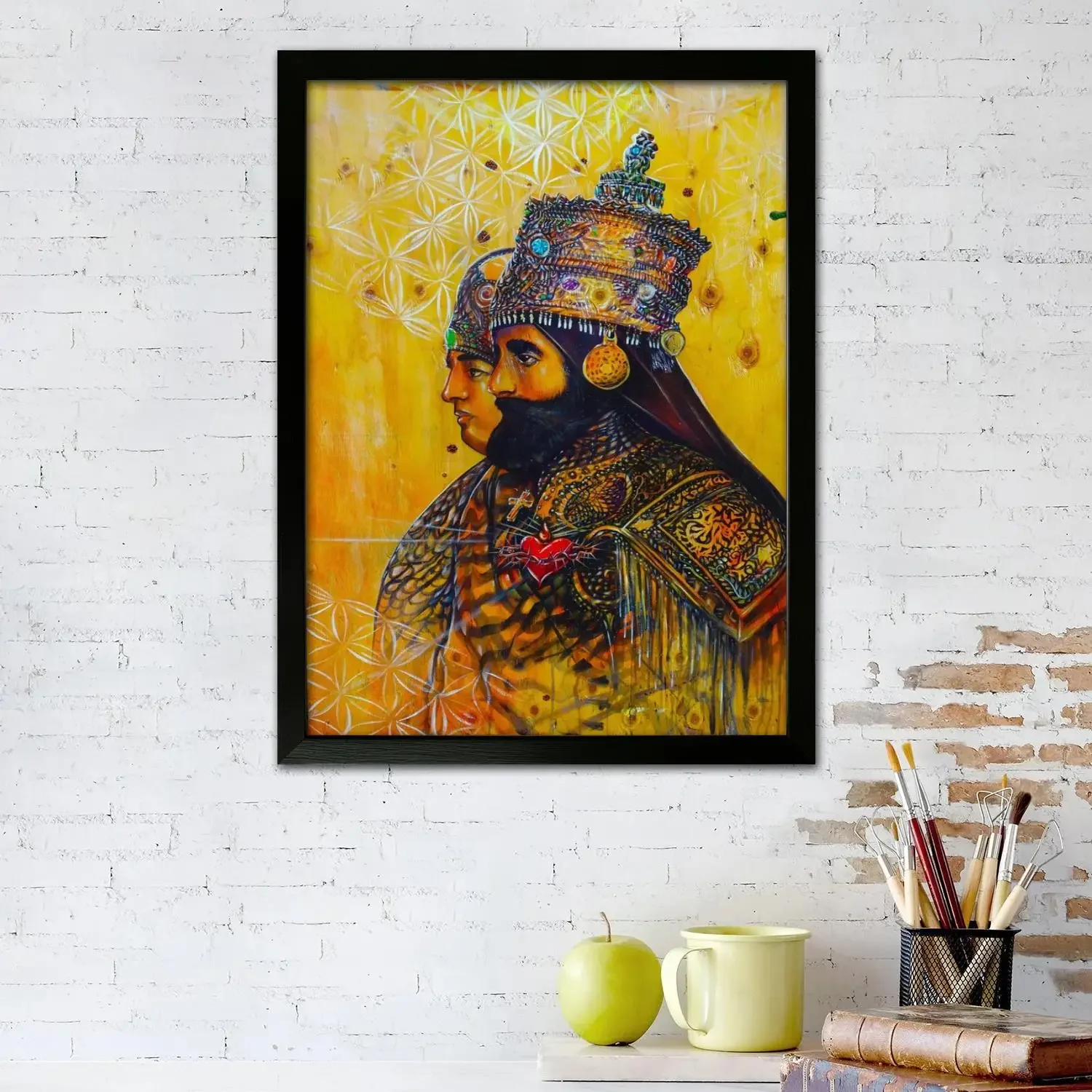 haile selassie Canvas Art Poster and Wall Art Picture Print, Modern Family Bedroom Decor Posters,Decorative painting