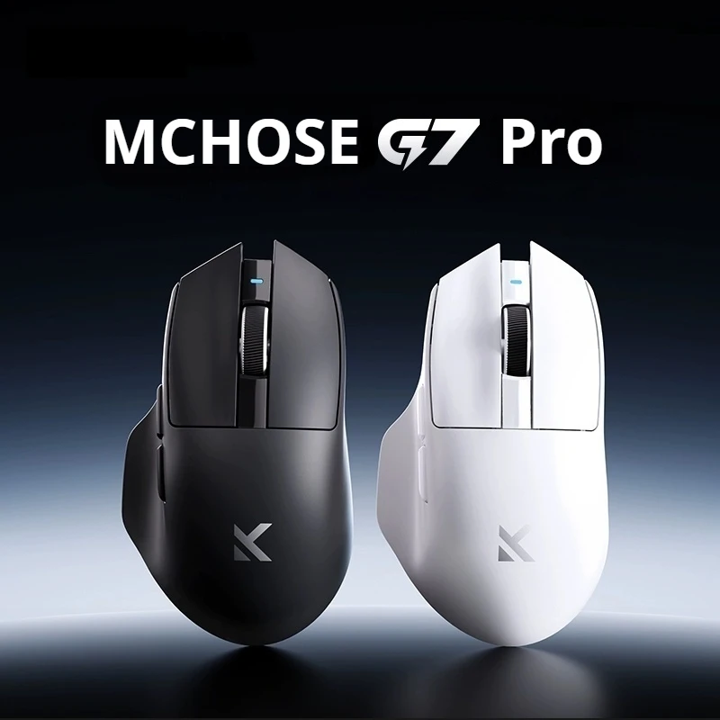 Mchose G7 Pro Gaming Mouse Tri-Mode Wireless Bluetooth Lightweight Desktop Office Paw3395 Ergonomics 55g High-performance Laptop