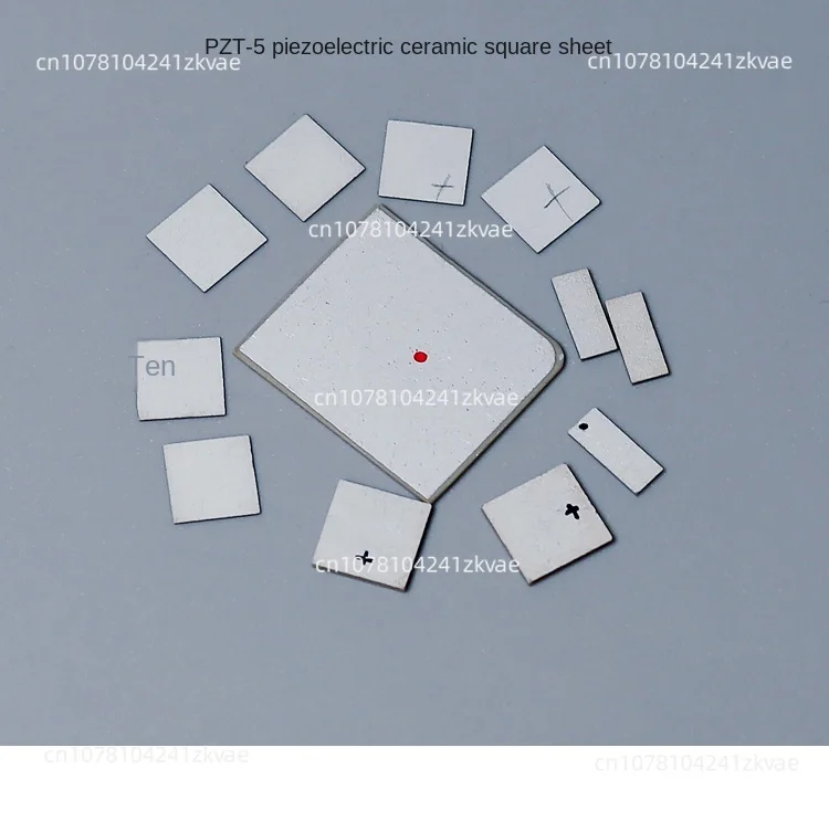 Piezoelectric ceramic sheet square, ultrasonic sensor transducer wafer, ultra-thin, customizable