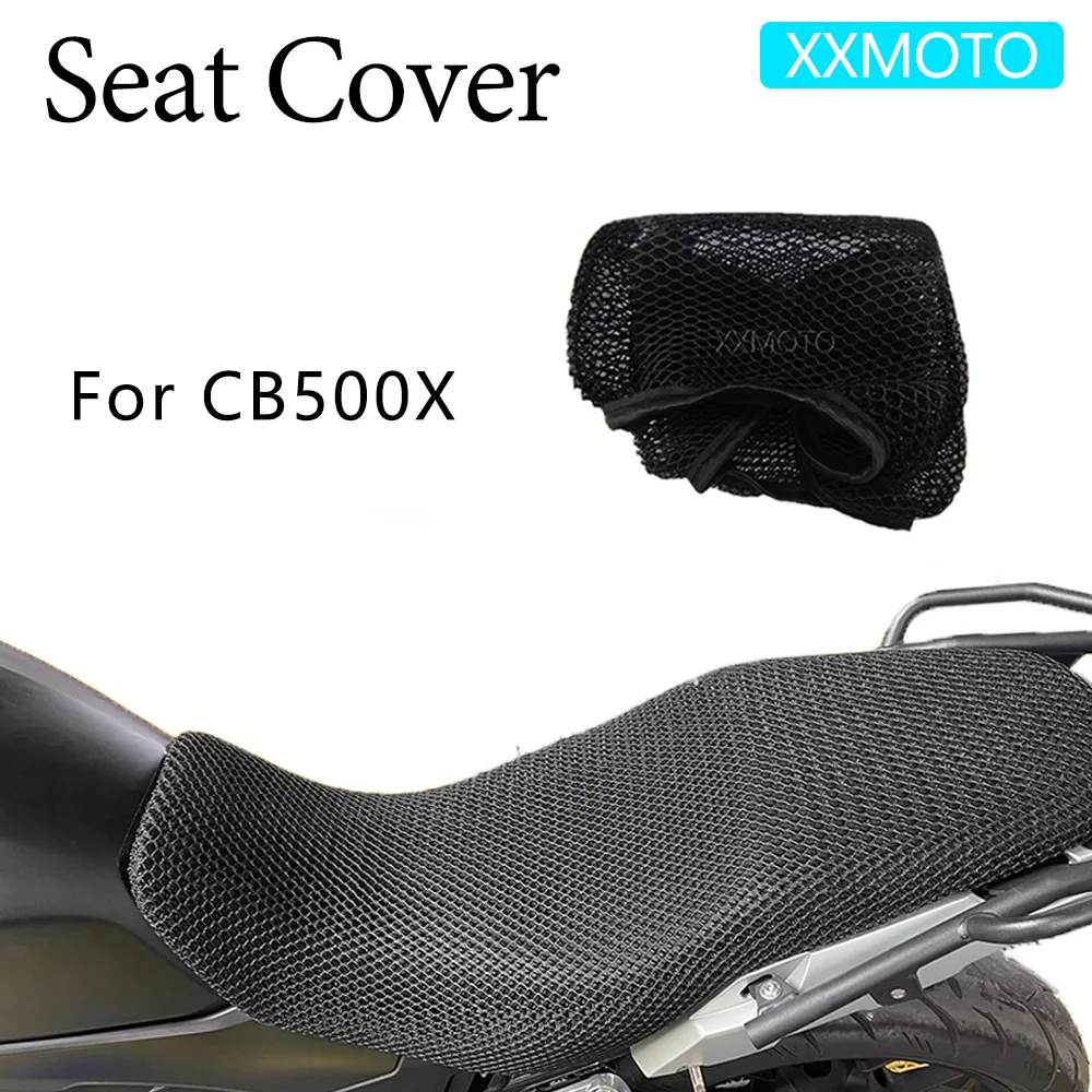 For Honda CB500X CB 500X CB500 X 500 Motorcycle Seat Cover Heat Insulation 3D Mesh Fabric Breathable Non-Slip Protection Cushion