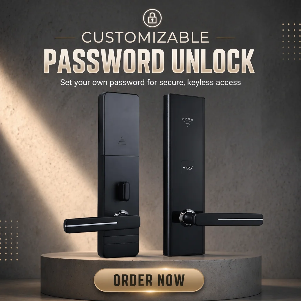 鮮やかな黒色のアルミニウム合金製電子RFIDカードキーレスス - Hotel Lock Card System のレビューと価格
