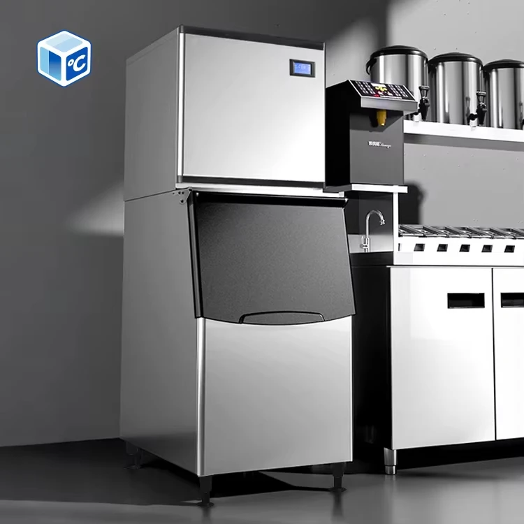 #High Productivity Commercial Ice Cube Maker 120kg-500kg for Bars Cafes Hotels Restaurants with Durable Motor As Core Component