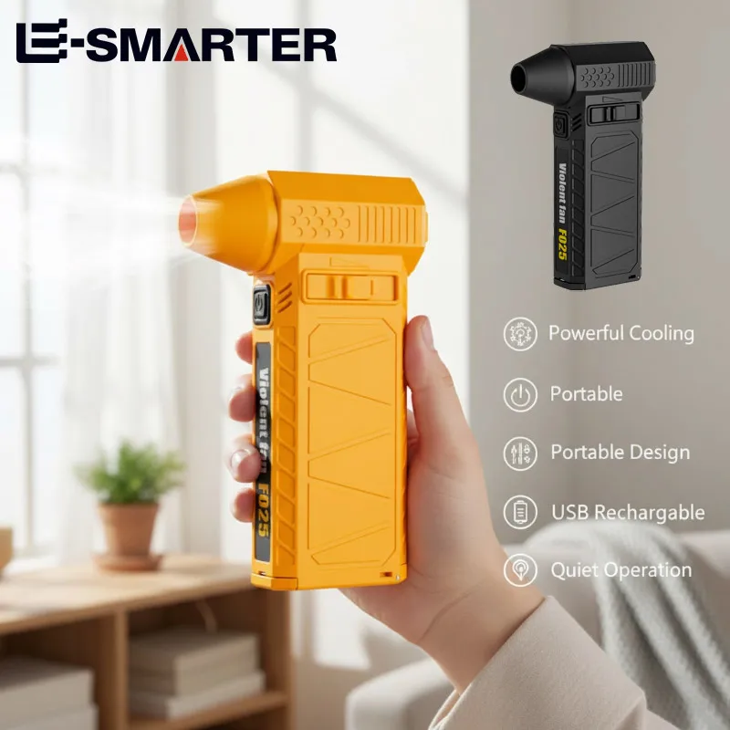 110,000RPM F025 Air Blower Powerful Dust Vacuum Cleaner Rechargeable Portable Turbo Violent Fan for Outdoor Cleaning Tools