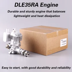 DLE35RA 35cc DLE GAS Engine For RC Airplane Fixed Wing Model Single Stroke Two Exhaust Wind Cold Hands Start Ater Stroke