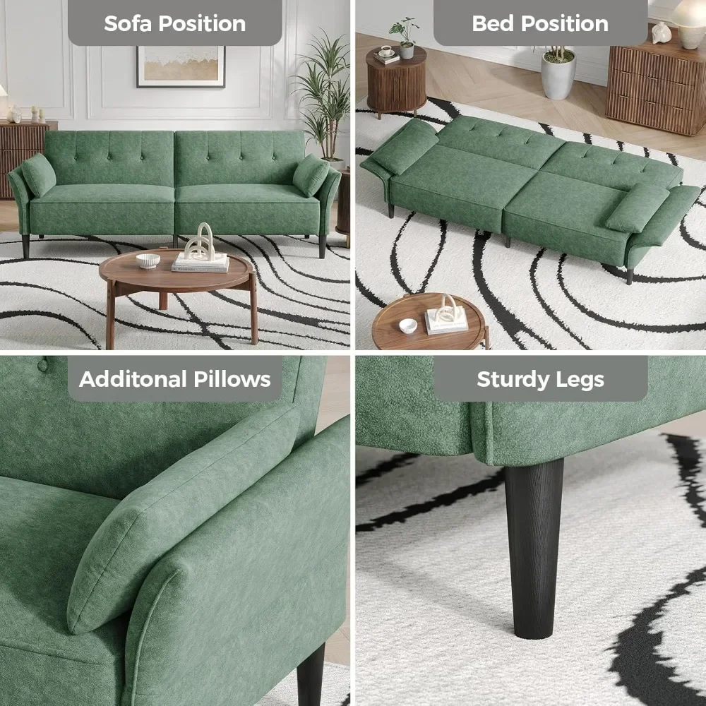 Sofa Bed, 89” Futon…