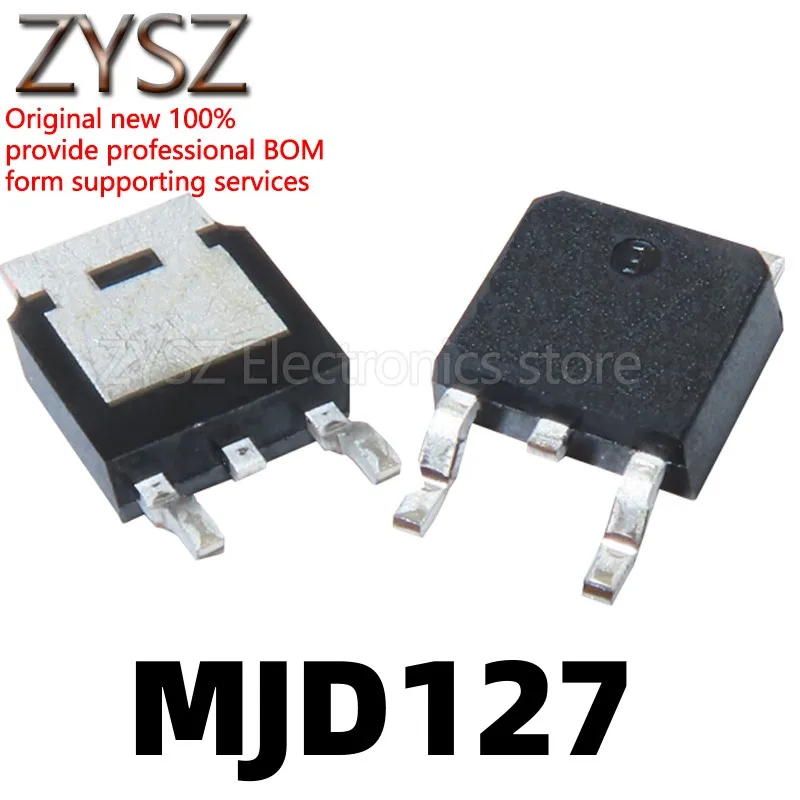 1PCS MJD127G J127G TIP127 MJD127 SMD SOT-252 TO-252 PNP pipe