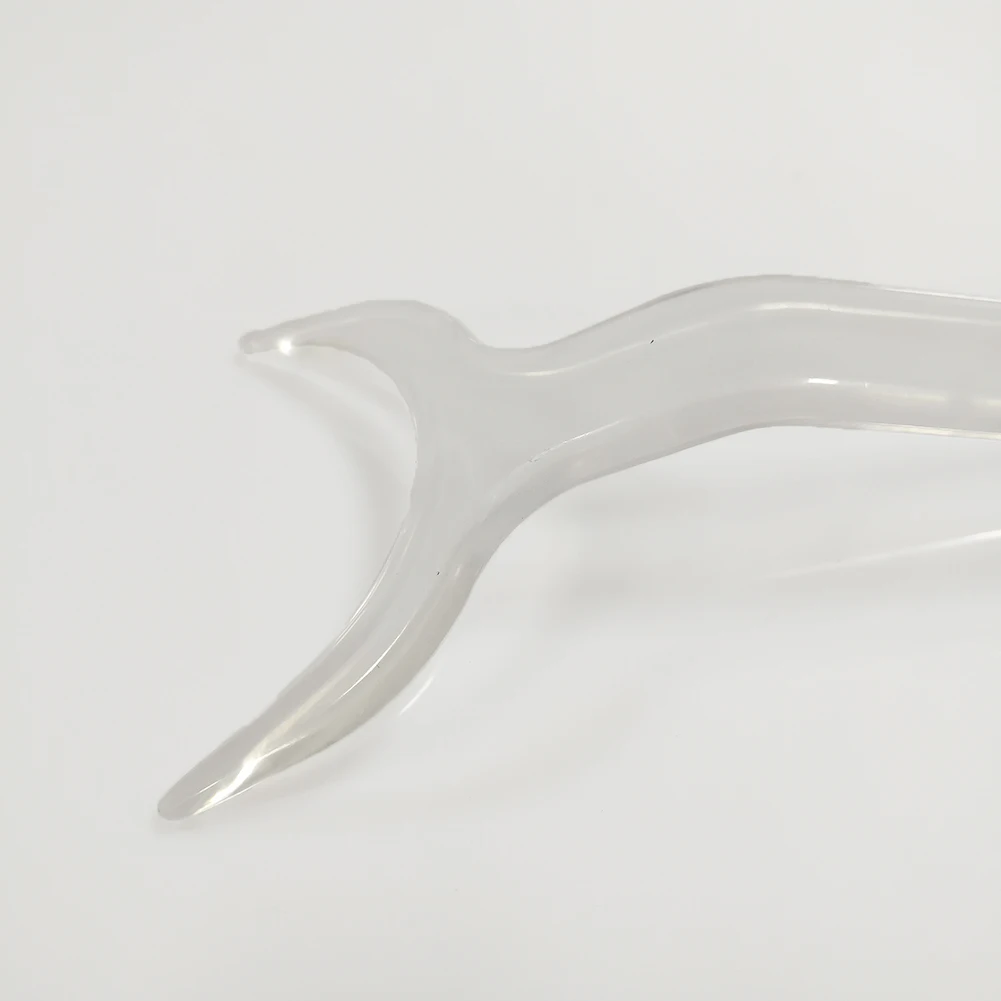 Easyinsmile Dental Large Cheek Retractor Mouth Opener Photograph T-shape Lip Autoclave 6.3cm Width Clear Plastic High Quality